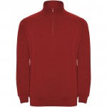 R11094I6-Aneto bluza rozpinany pod szyją na suwak-Czerwony 3xl