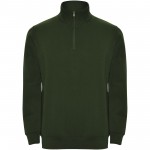 R11094Z6-Aneto bluza rozpinany pod szyją na suwak-Butelkowa zieleń 3xl