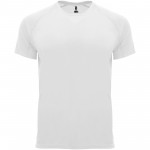 R04071Z1-Bahrain sportowa koszulka męska z krótkim rękawem-Biały s
