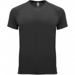R04073O1-Bahrain sportowa koszulka męska z krótkim rękawem-Czarny s