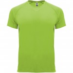 K04072XD-Bahrain sportowa koszulka dziecięca z krótkim rękawem-Lime / Green Lime 4