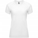 R04081Z1-Bahrain sportowa koszulka damska z krótkim rękawem-Biały s