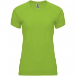 R04082X4-Bahrain sportowa koszulka damska z krótkim rękawem-Lime / Green Lime xl