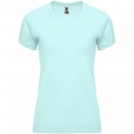 R04083B2-Bahrain sportowa koszulka damska z krótkim rękawem-Zielony miętowy m