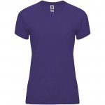 R04083E2-Bahrain sportowa koszulka damska z krótkim rękawem-Mauve m