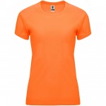 R04083L3-Bahrain&nbsp;sportowa koszulka damska z kr&oacute;tkim rękawem-Fluor Orange l