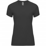 R04084B2-Bahrain sportowa koszulka damska z krótkim rękawem-Dark Lead m