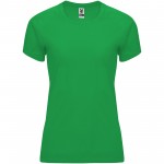 R04085D5-Bahrain sportowa koszulka damska z krótkim rękawem-Green Fern 2xl