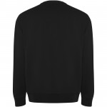 R10713O2-Batian bluza unisex z okrągłym dekoltem-Czarny m