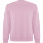 R10714O1-Batian bluza unisex z okrągłym dekoltem-Jasnor&oacute;żowy s
