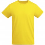 R66981B1-Breda koszulka męska z krótkim rękawem-Żółty s