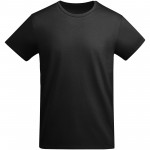 R66983O1-Breda koszulka męska z krótkim rękawem-Czarny s