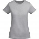 R66992U4-Breda koszulka damska z krótkim rękawem-Marl Grey xl