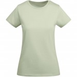 R66995Q6-Breda koszulka damska z krótkim rękawem-Mist Green 3xl