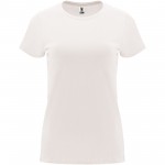 R66832C2-Capri koszulka damska z krótkim rękawem-Vintage White m