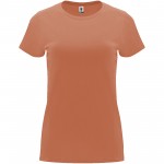 R66833M2-Capri koszulka damska z krótkim rękawem-Greek Orange m