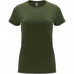 R66834Y3-Capri koszulka damska z krótkim rękawem-Venture Green l