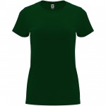 R66834Z6-Capri koszulka damska z krótkim rękawem-Butelkowa zieleń 3xl