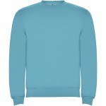 R10704U4-Batian ECO bluza unisex z okrągłym dekoltem-Turkusowy xl