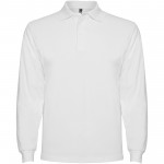 R66351Z2-Estrella koszulka męska polo z długim rękawem-Biały m