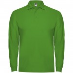 R66355C2-Estrella&nbsp;koszulka męska polo z długim rękawem-Grass Green m