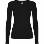 R12183O1-Extreme koszulka damska z długim rękawem-Czarny s