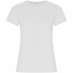 R66961Z5-Golden koszulka damska z krótkim rękawem-Biały 2xl