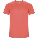 R04272K5-Imola sportowa koszulka męska z krótkim rękawem-Fluor Coral 2xl