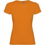 R66273I2-Jamaica koszulka damska z krótkim rękawem-Pomarańczowy m
