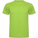 K04252XM-Montecarlo sportowa koszulka dziecięca z krótkim rękawem-Lime / Green Lime 12