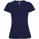 R04231R1-Montecarlo sportowa koszulka damska z krótkim rękawem-Navy Blue s