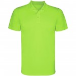 R04042X2-Monzha sportowa koszulka męska polo z krótkim rękawem-Lime / Green Lime m