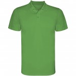 R04045D3-Monzha sportowa koszulka męska polo z krótkim rękawem-Green Fern l