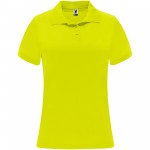 R04101C1-Monzha sportowa koszulka damska polo z krótkim rękawem-Fluor Yellow s