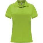 R04102X3-Monzha sportowa koszulka damska polo z krótkim rękawem-Lime / Green Lime l