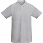 R66172U3-Prince koszulka polo z krótkim rękawem-Marl Grey l