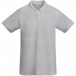 R66172U4-Prince koszulka polo z krótkim rękawem-Marl Grey xl