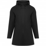 R52023O1-Sitka damski płaszcz przeciwdeszczowy-Czarny s