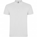 R66381Z5-Star koszulka męska polo z krótkim rękawem-Biały 2xl
