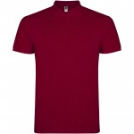R66382P6-Star koszulka męska polo z krótkim rękawem-Garnet 3xl
