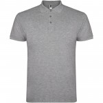 R66382U5-Star koszulka męska polo z krótkim rękawem-Marl Grey 2xl
