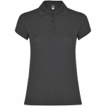 R66344B6-Star&nbsp;koszulka damska polo z kr&oacute;tkim rękawem-Dark Lead 3xl