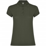 R66344Y4-Star koszulka damska polo z krótkim rękawem-Venture Green xl