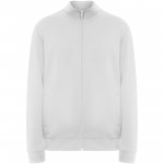 R64391Z5-Ulan bluza unisex z zamkiem błyskawicznym na całej długości-Biały 2xl