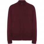 R64392P2-Ulan bluza unisex z zamkiem błyskawicznym na całej długości-Garnet m