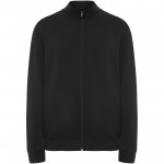 R64393O4-Ulan bluza unisex z zamkiem błyskawicznym na całej długości-Czarny xl