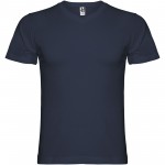 R65031R1-Samoyedo koszulka męska z krótkim rękawem i dekoltem w serek-Navy Blue s