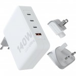 12439701-Xtorm XVC2140 GaN Ultra ładowarka podróżna o mocy 140 W z kablem USB-C PD 240 W-Biały