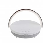 2PA16001-Prixton głośnik Bluetooth® 10 W 4 w 1 ze światłem LED i podstawą do ładowania bezprzewodowego-Biały