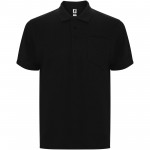 R66073O4-Centauro Premium koszulka polo unisex z krótkim rękawem-Czarny xl